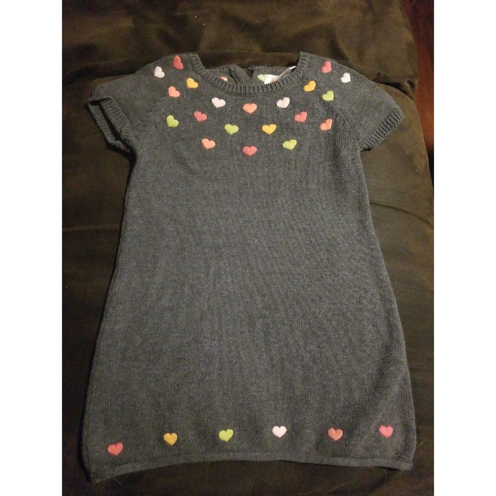 Sweater dress gymboree little hearts 4t